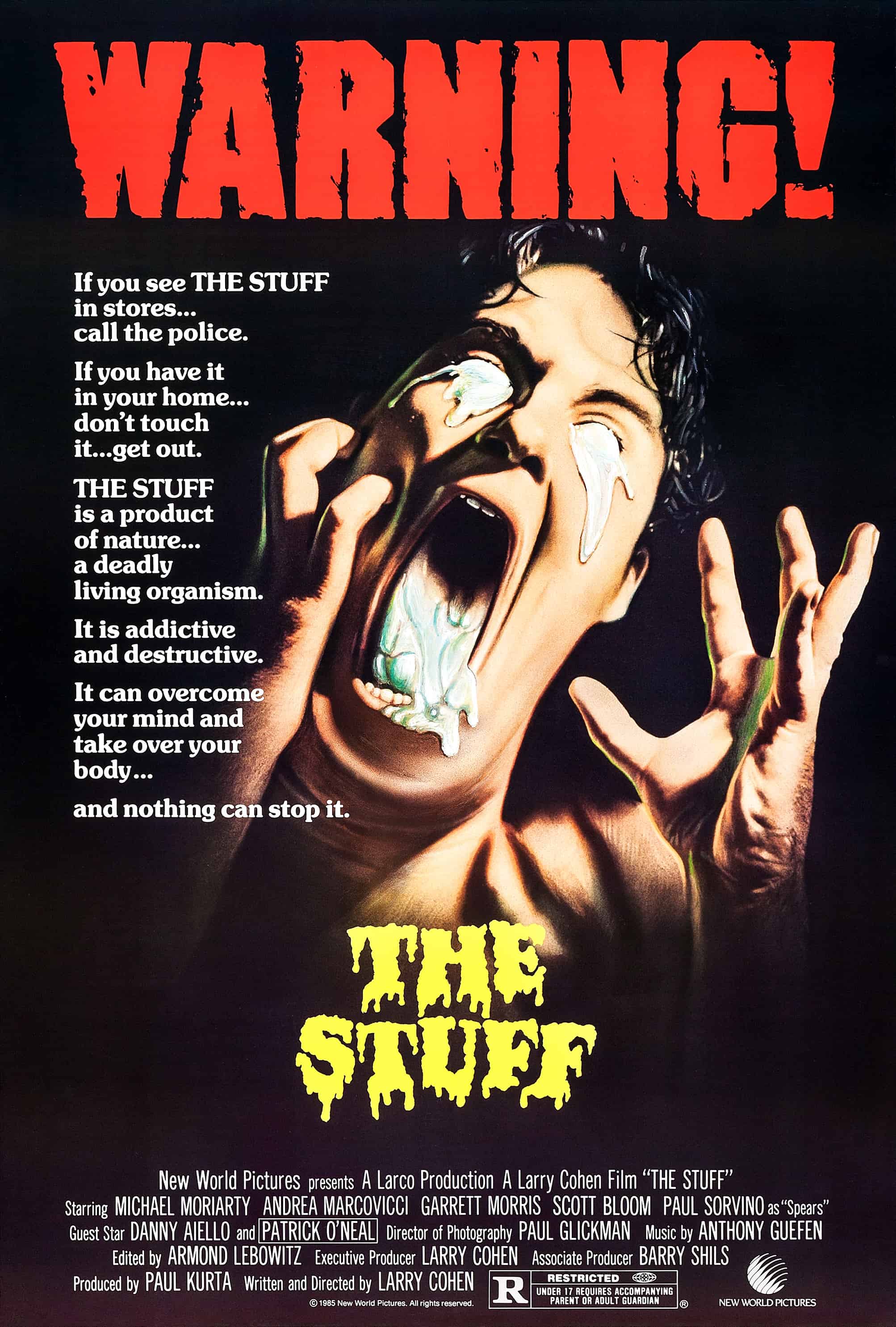 The Stuff 1985 poster